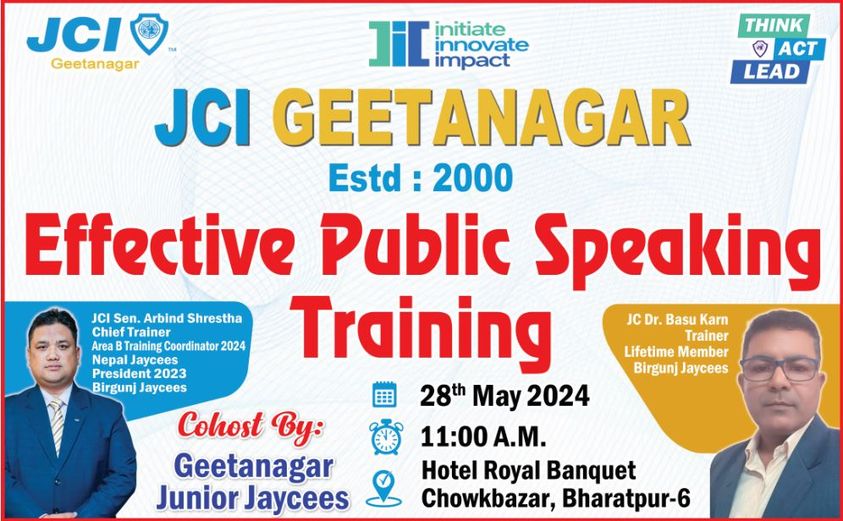 Geetanagar Jaycees Empowers Youth Through Public Speaking Training